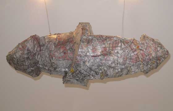 Wire Mixed Media Sculpture